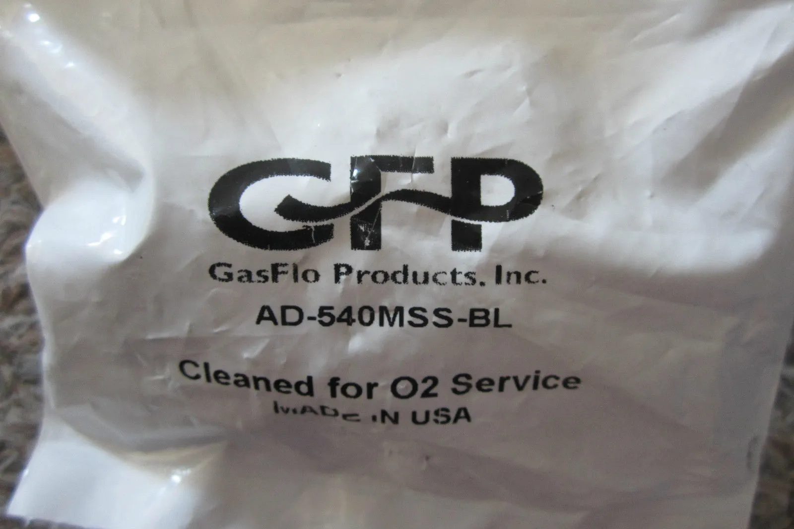 NEW GASFLO PRODUCTS AD-540MSS-BL PLUG AD540MSSBL