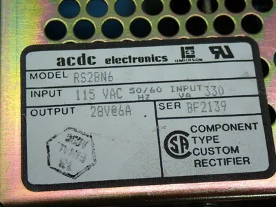 USED ACDC ELECTRONICS RS2BN6