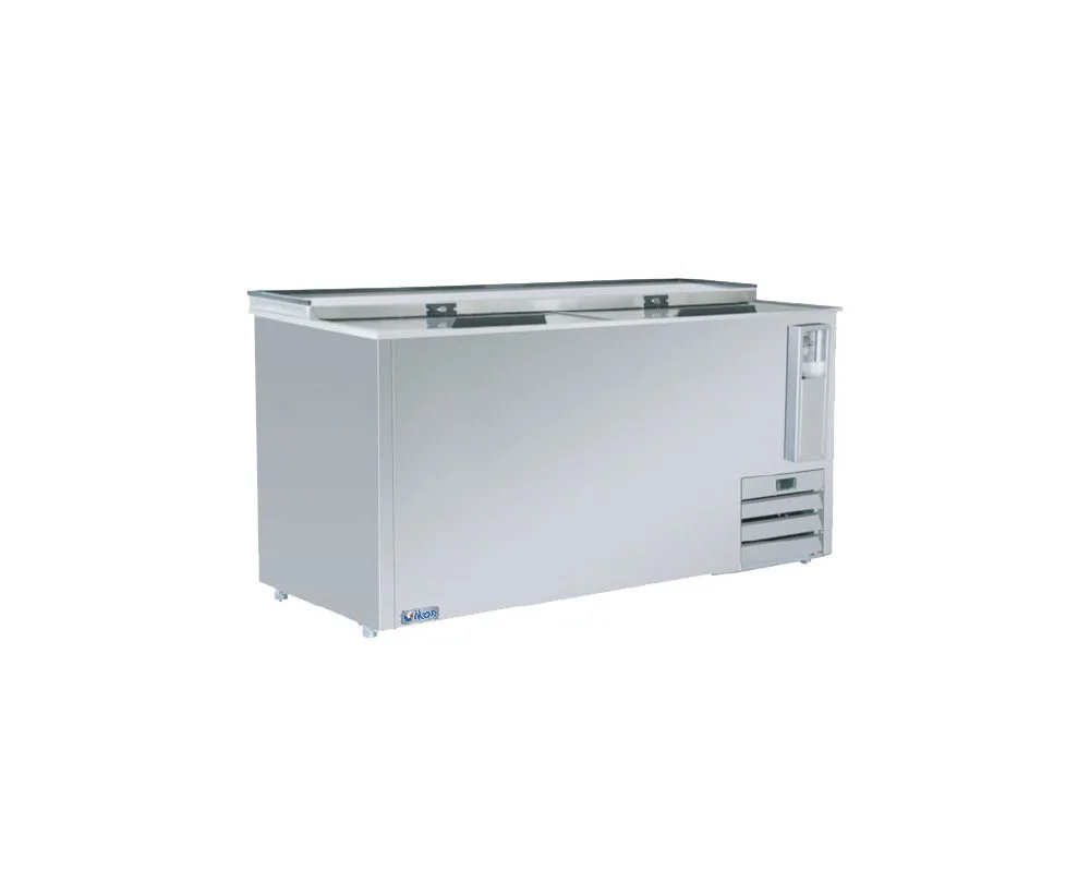 45-0174 IKON IBC-49SS Self Contained 2 Door Stainless Steel Bottle Cooler