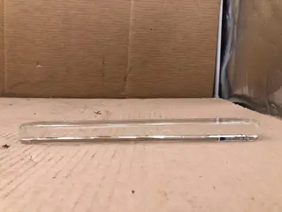 Ernst Flow 6-26309 Clear Flat Gauge / Sight Glass 10″ X 1-1/2″ X 1/2″ -NIB