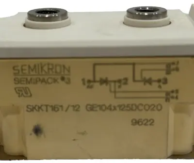 NEW SEMIKRON SKKT161/12 THYRISTOR DIODE MODULE GE104X125DC020