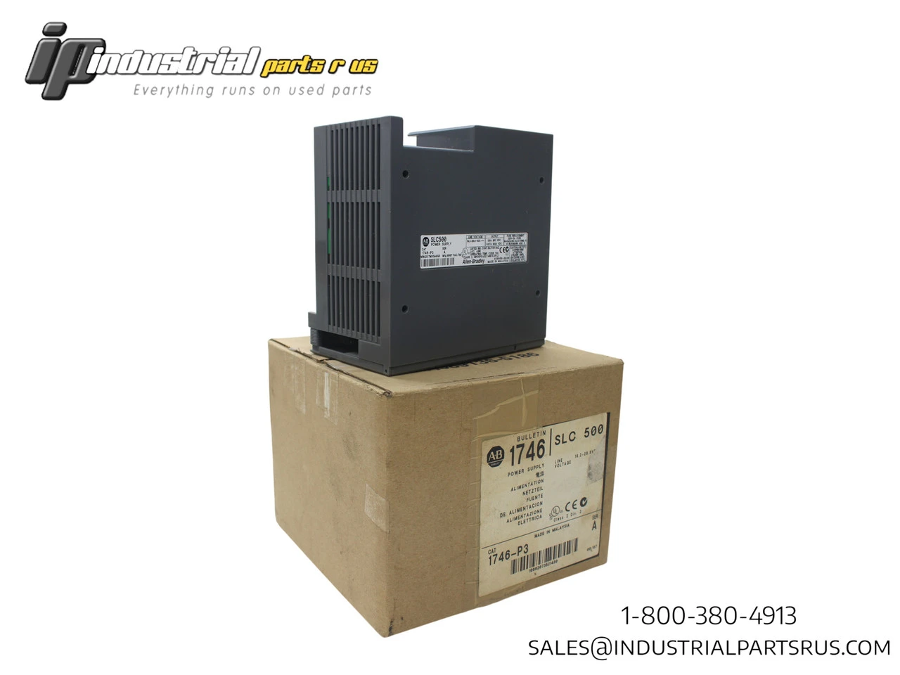 Allen Bradley 1746-P3 Power Supply, SLC 500, Ser.A, 19.2-28.8V DC, 3.6A