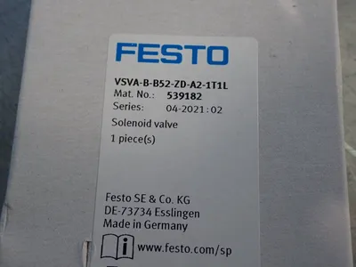New | in-Stock FESTO VSVABB52ZDA21T1L Pumps Ohio US | HGR 24 #861651