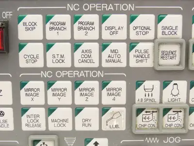 Okuma MPN7000M-S HMI Operator Interface Push Button Panel E0105-566-103-3
