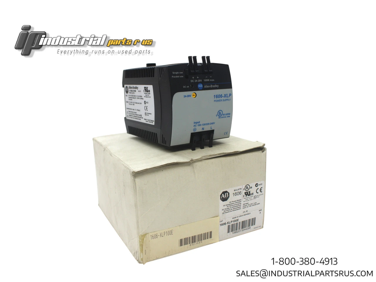 Allen Bradley 1606-XLP100E Power Supply Ser.A, 24-28VDC
