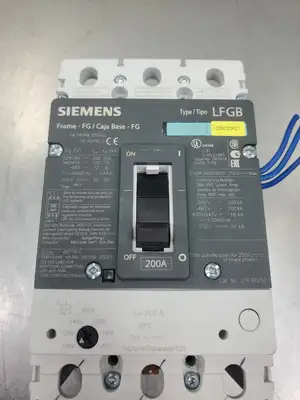 USED Siemens LFK3B250 CIRCUT BREAKER, 200A, 220-690V