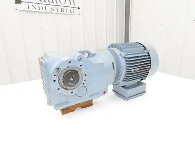 Sew Eurodrive KA47DT90L4 Gearmotor 2Hp 163rpm 230/460V 3PH Hollow Shaft
