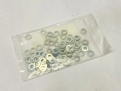 125A-H-200HV ZP | 125A Flat Washer Form A Zinc Plated 6 LOT OF 100 - New – Open box