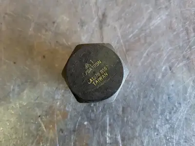 1" Threaded Hex Head Plug A/SA105N Carbon Steel
