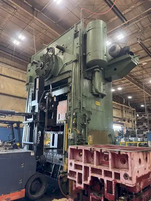 500 Ton S4-500-96-60 USI Clearing Straight Side Press, 96"x60" Bed, 60"SH, 24"Stroke, 12" Slide Adj.