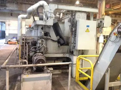 USED HEGENSCHEIDT PN 190 CNC PORTAL WHEELSET LATHE