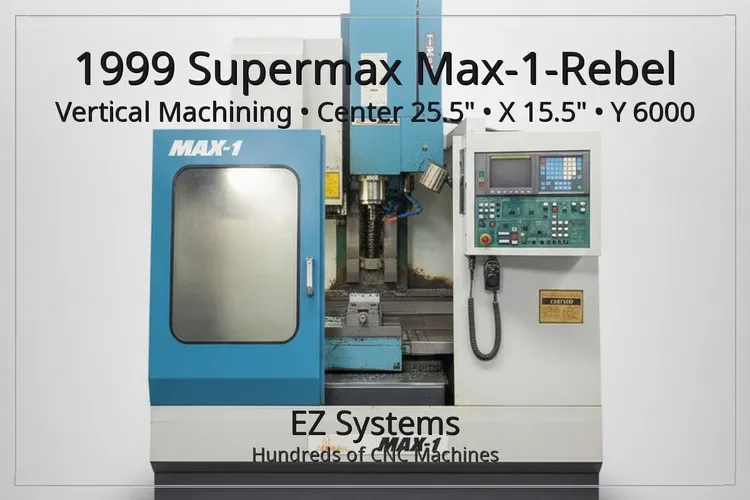 Used 1999 SUPERMAX Max-1-Rebel Vertical Machining Centers Nebraska US | [EZ] EZ Systems #1287054