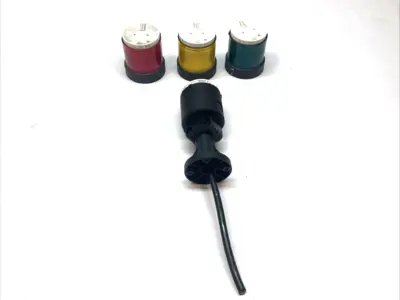 USED SCHNEIDER ELECTRIC HARMONY MULTICOLOR 3 STACK INDICATOR LIGHT TOWER