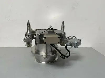 USED GLATT STAINLESS STEEL 250-A-057 FLUID BED SYSTEM POWDER DISPENSER