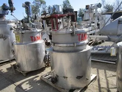 Reactor, 150 Gallon, 304 S/st, Jkt, Agit, CE Howard, #S737601