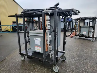 75 kVA Temporary Power Distribution Cart 600V Pri. 208Y/120V Sec.