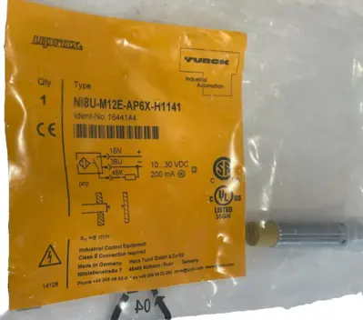 NEW TURCK NI8U-M12E-AP6X-H1141 INDUCTIVE SENSOR 1644144 NI8UM12EAP6XH1141
