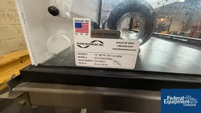 USED Flow Sciences, Inc. 72" Flow Sciences Hood, Model ETA723027BAD