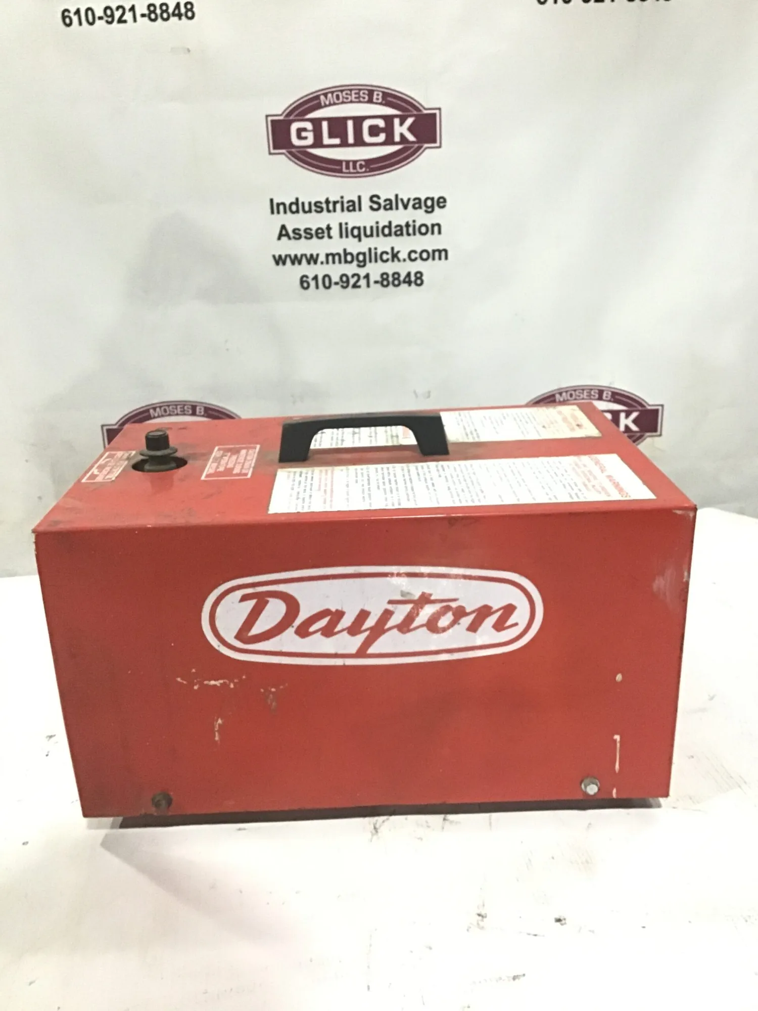 Dayton 4Z426E Industrial Arc Welder 2 GPM 120 GPH 500 PSI 3/4HP 12Amps