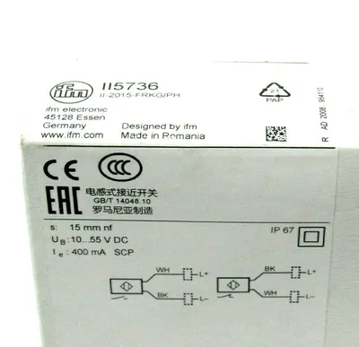 NEW IFM EFECTOR II-2015-FRKG / PH INDUCTIVE SENSOR II5736 II2015FRKGPH