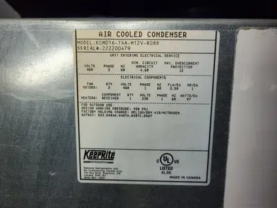 USED KEEPRITE KCM016-T4A-M12V-R088