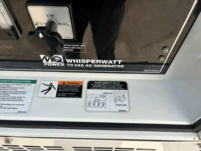 Whisperwatt diesel 4 CYL MQ Power 56KW 240/480V 70 KVA 15 HRS 3P