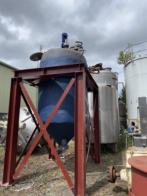 3000LVertical enclosed 1/2 coiled JKTD Reactor