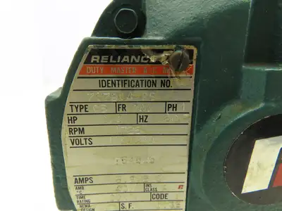 Master-Reeves AC Gearmotor 6.2:1 Reducer 1/4 Hp 280 RPM 115/230V 1 Ph Parallel