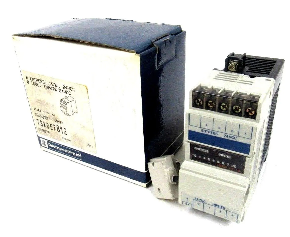 NEW TELEMECANIQUE TSXDEF812 INPUT MODULE 24 VDC
