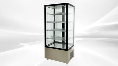 171-0266 4 Sided Glass Self Contained Bakery Display Cooler