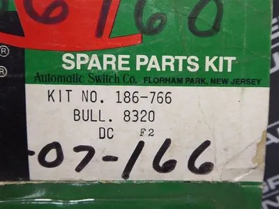 ASCO 186-766 Solenoid Valve Spare Parts Kit New NIB
