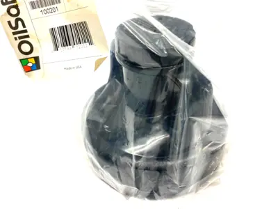 NEW OILSAFE UTILITY LID, BLACK, 48MM OPENING