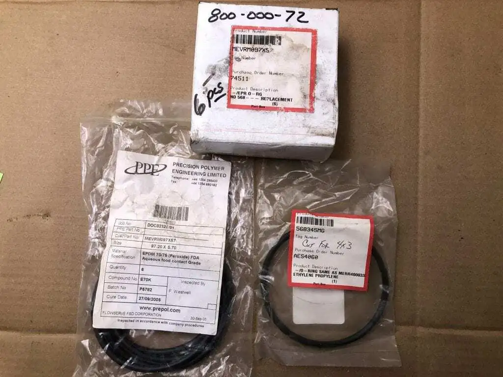 Flowserve MEVRM097X57 Replacement O-ring Set -NIB