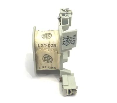 LX1-D25021 | Telemecanique  Contactor Coil 21V 50Hz 24V 60Hz - New Other