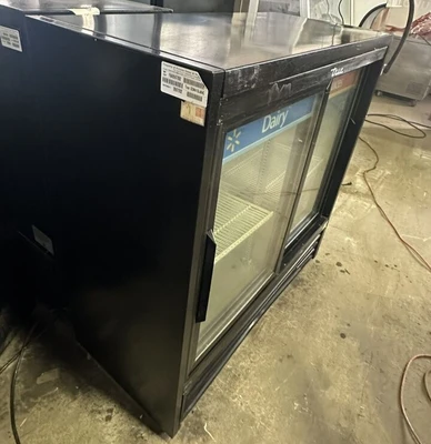 174-0227 True GDM-41SL-48 2 Sliding Glass Door Self Contained Cooler