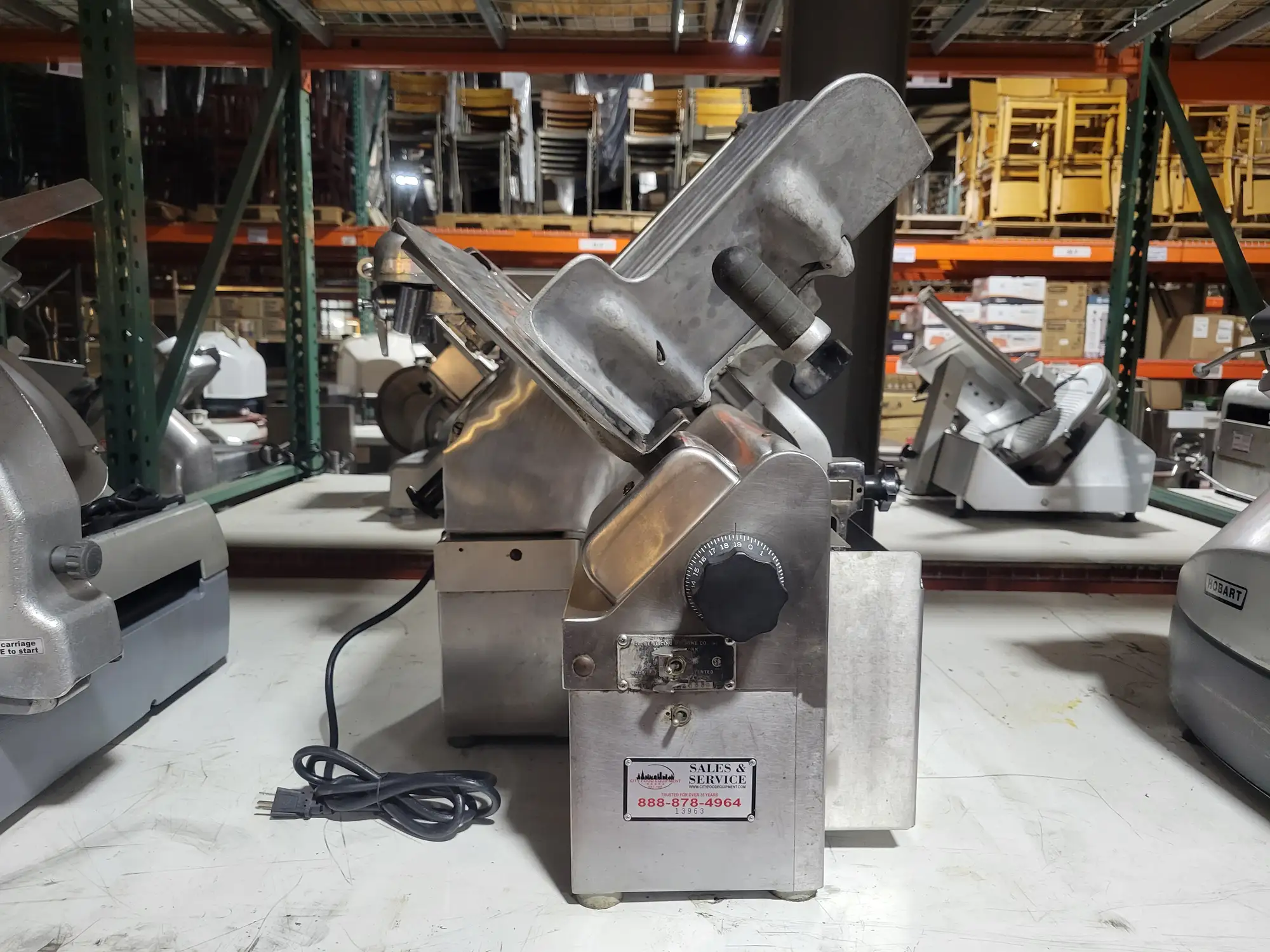 Used Globe 825 10" Commercial Manual Meat Slicer