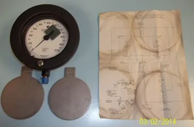 QTY. 1. DRESSER INDUSTRIES ASHCROFT TEST GAUGE (TY...