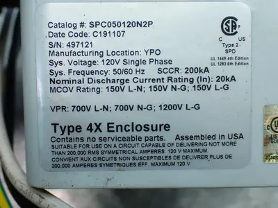Used EATON SPC050120N2P Surge Protectors Ohio US | HGR 24 #747528
