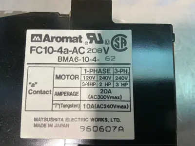 Used AROMAT FC10 PLC Contactors Ohio US | HGR 24 #1345445