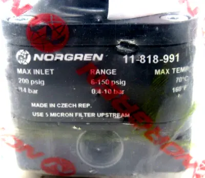 NEW NORGREN 11-818-991 REGULATOR 200PSIG 14BAR 11818991