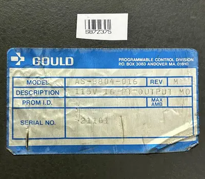 Used MODICON AS-B804-016 Industrial Controls Ohio US | Surplus Asset Holdings #1240362