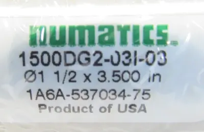 NEW NUMATICS 1500DG2-031-03 CYLINDER 1500DG230103