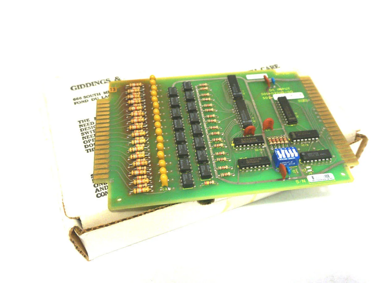 GIDDINGS & LEWIS 502-02814-16 DC INPUT MODULE 5020281416