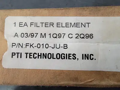USED PTI TECHNOLOGIES INC. FK-010-JU-B
