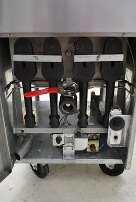 100 LB NATURAL GAS OR - PROPANE DEEP FRYER
