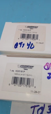 NEW KAHNETICS/WELLER QTY 150 Weller Kds201p Threaded Needle,20 G,1 In L,Pk50