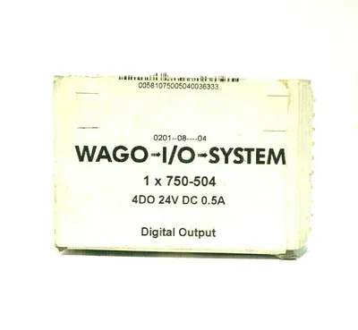 NEW WAGO 750-504 OUTPUT MODULE 750504