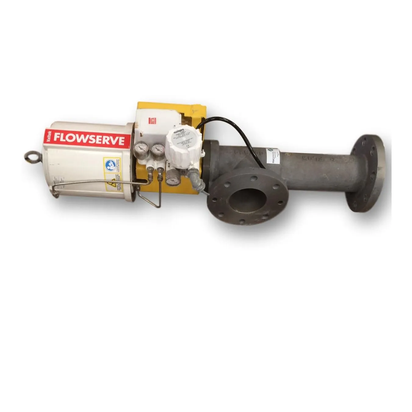 Used 4" MAC E-finity Valtek Flowserve Air Control 90 Degree Valve
