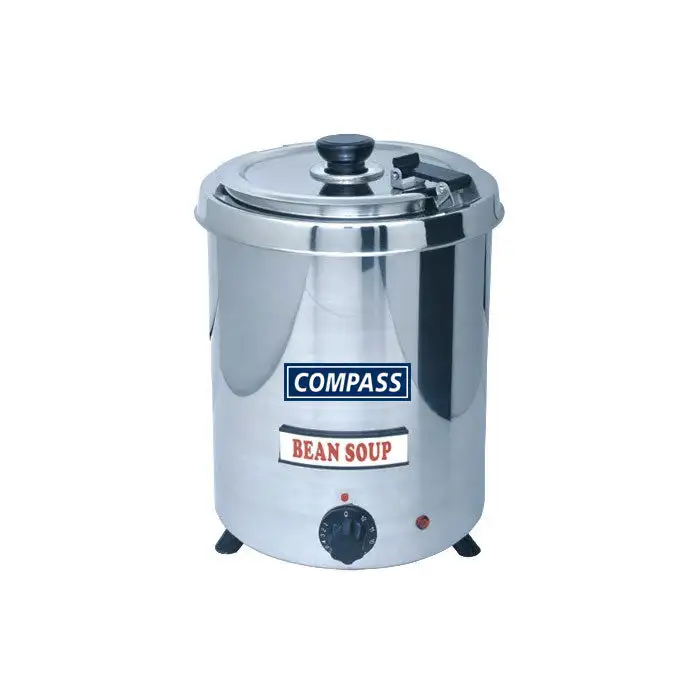 Compass 5.7L Electric Soup Kettle – Adjustable Heat, Stainless Steel Liner