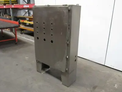 Free Standing Stainless Steel Electrical Box Enclosure 48"x37"x12" W/Back Plate